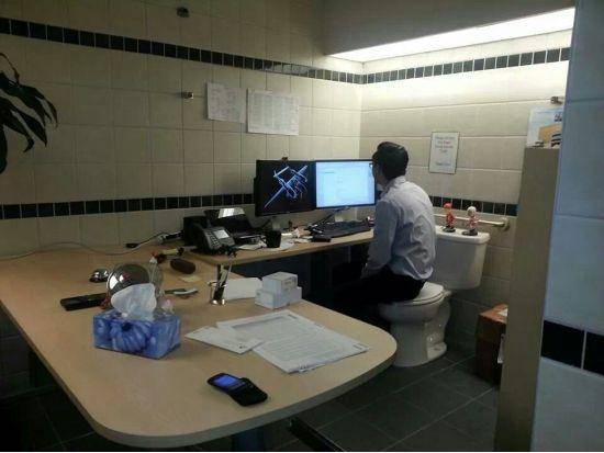 Live, work and poop in the same place