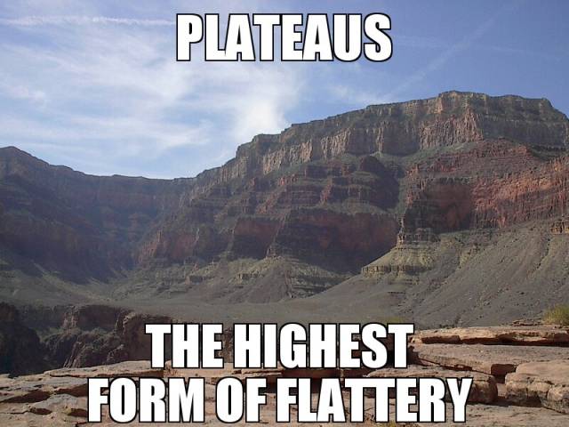 Plateaus...