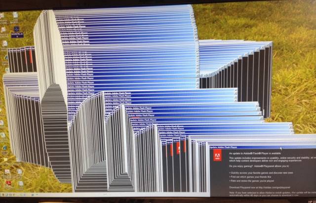 I think I just won a game of Flash Player Update.