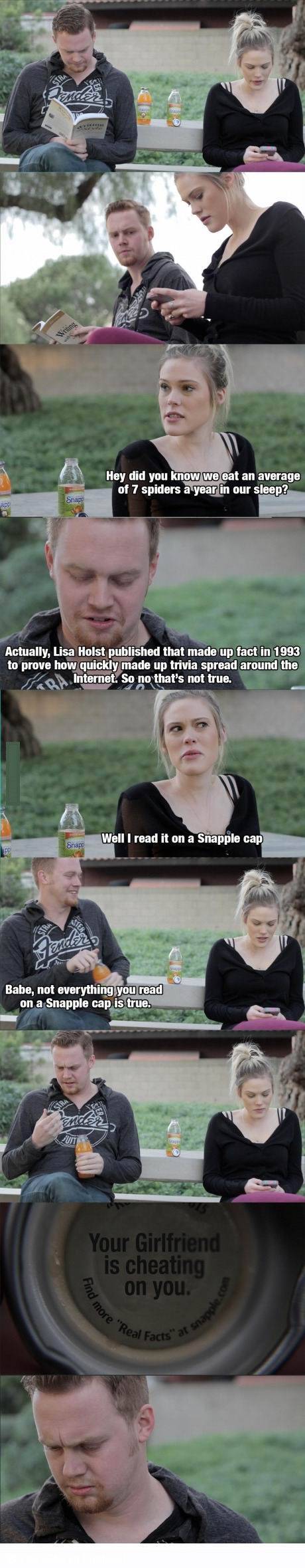 Not everything on the internet is true