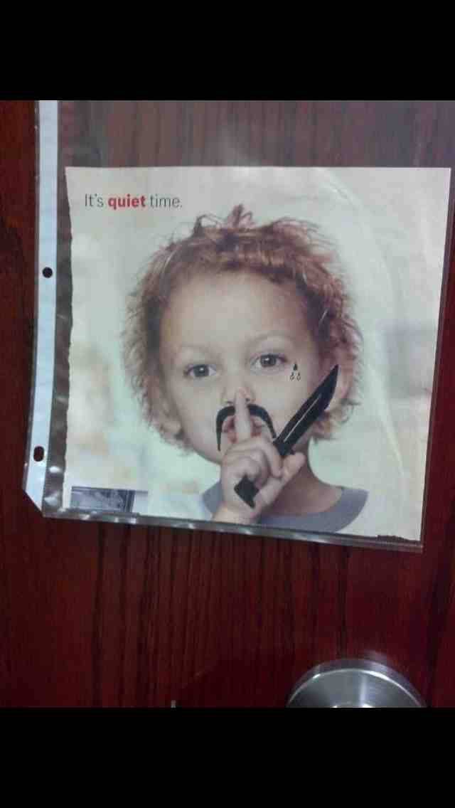 Shhhh, it's quiet time