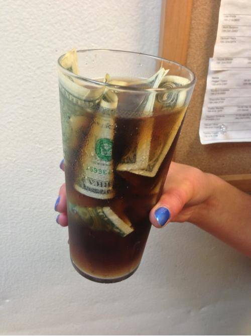 A server at the restaurant I manage just got this tip