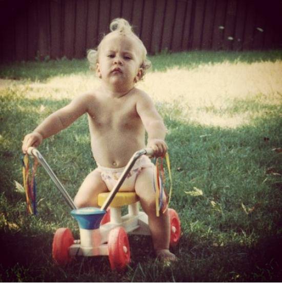 Man I was a lot cooler as a baby...