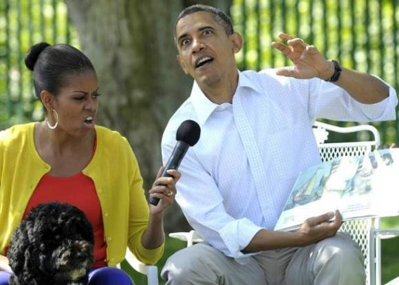 The greatest picture of Barack and Michelle Obama ever taken.