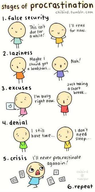 My weekly schedule.