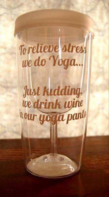 To relieve stress we do....