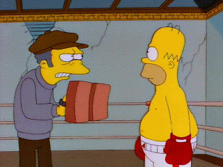 Throwing punches in my dreams...