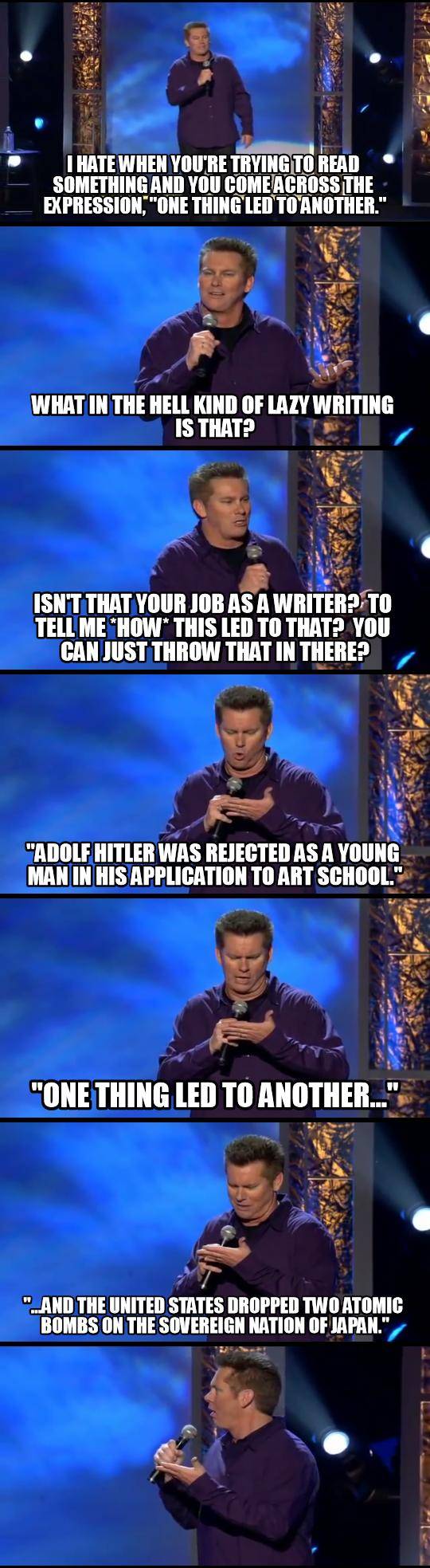 Brian Regan is coming to my area in June. I'm pretty excited.