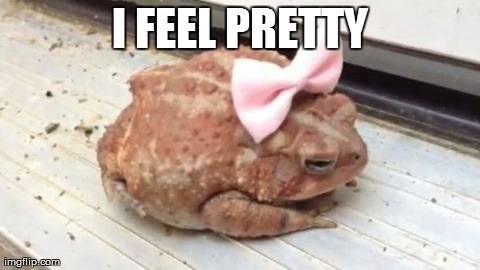 Let my 5 year old daughter paint my toenails, sent this to my girlfriend when she asked how they came out.