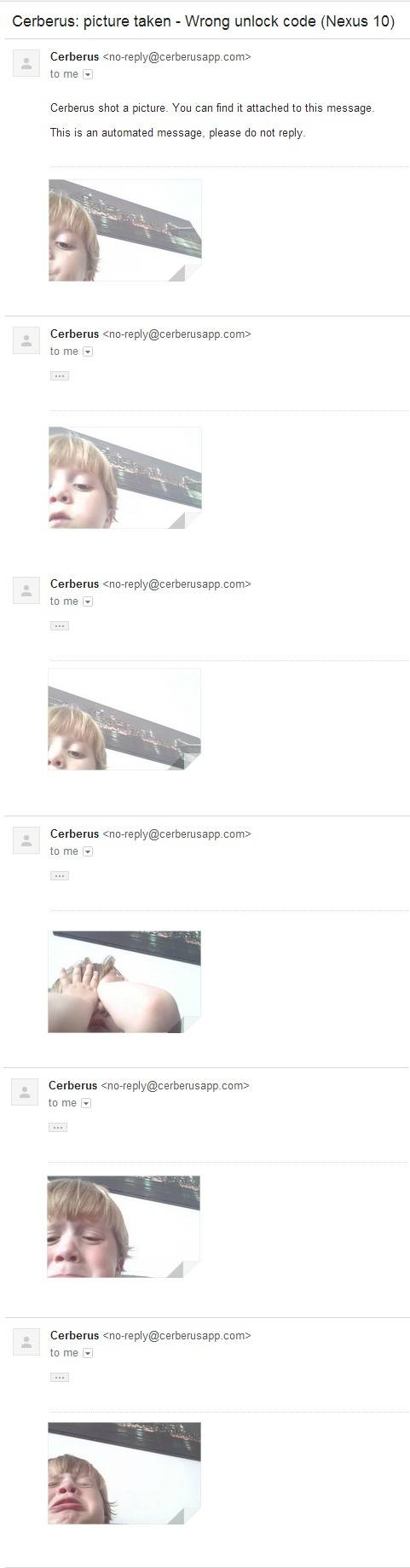 How i find out that my son tried to access my tablet