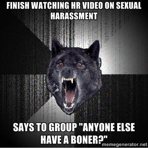 Guy in my new hire HR training