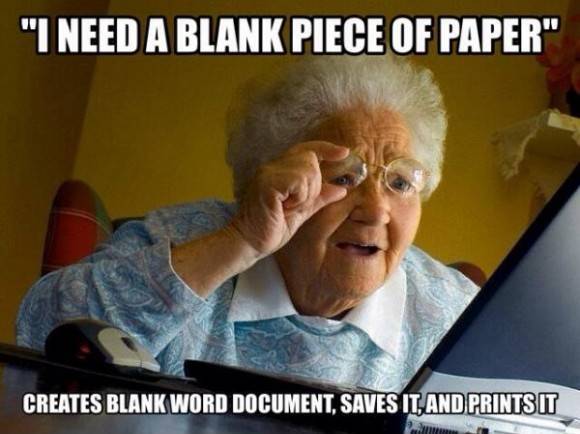 My grandmother is a simple woman...