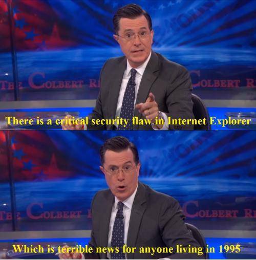 A flaw in Internet Explorer