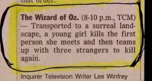 The best film synopsis ever