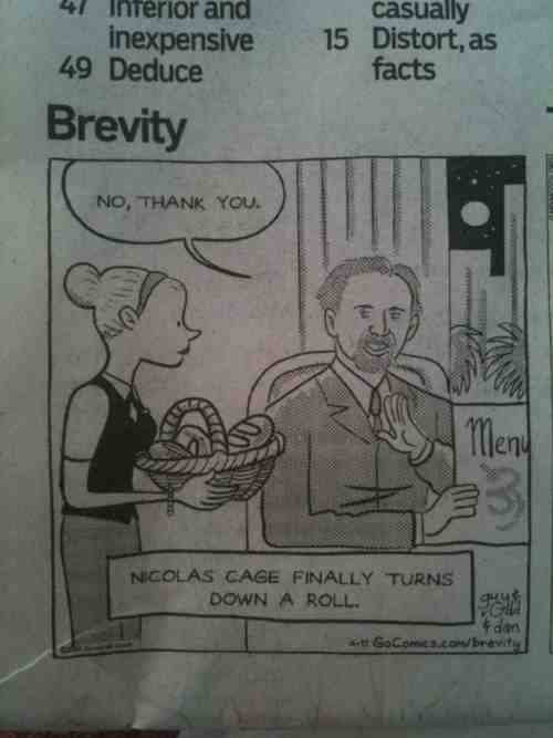 Nicholas cage surprises us all