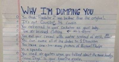 The Most Clever And Outlandish Break Up Letters