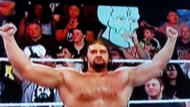 Handsome squidward at WWE
