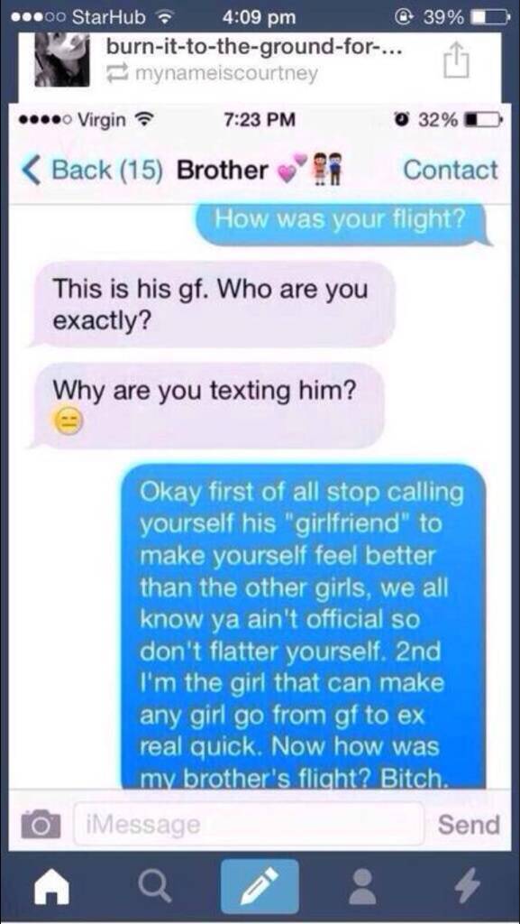 That bi*ch got burnt