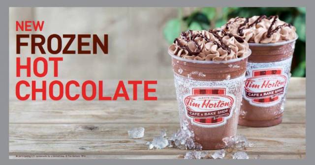 Looks like Tim Hortons just invented the chocolate milkshake.