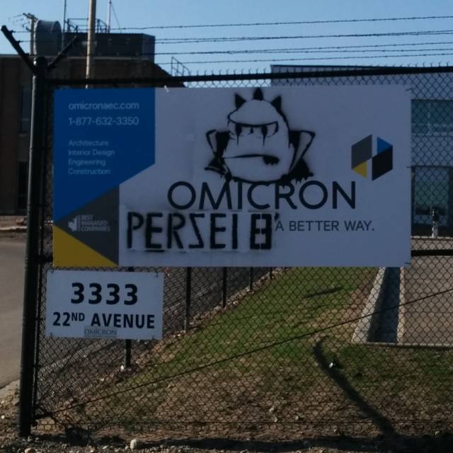 Local graffiti artist beat me to it!