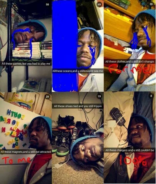 This guy had his heart broke :'(