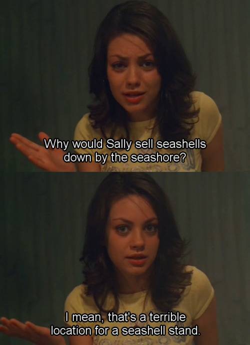 She does have a point.