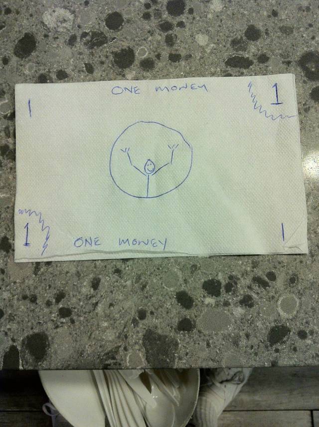 Found this in my tip jar today.