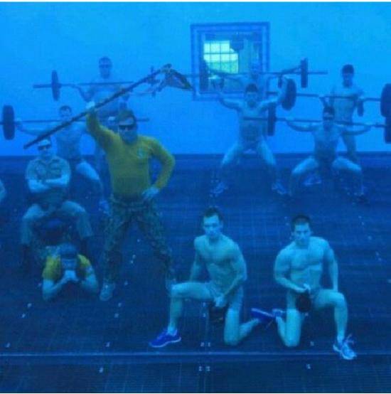 No.... THIS is seal underwater training.