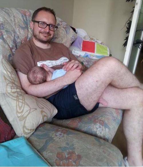 A proud father