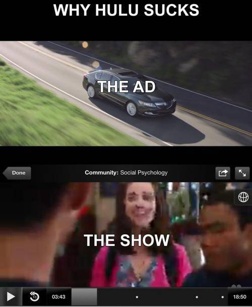 And this is why Hulu sucks.