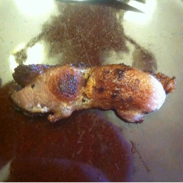 My bacon looks like a pig. Couldn't do it again if I tried