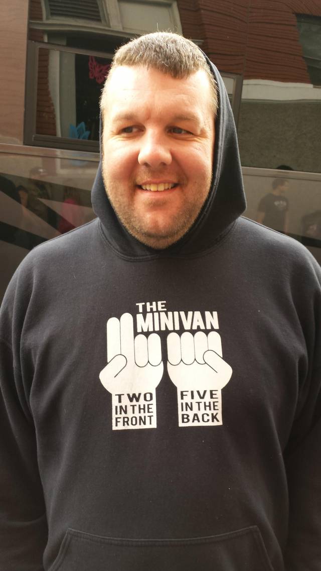 The minivan
