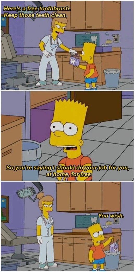 My favorite Bart Simpson quote