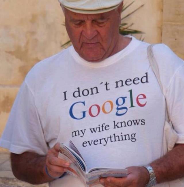 This guy does not need Google.