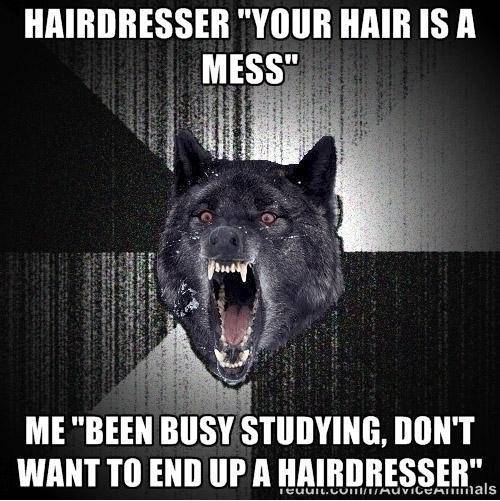 Hairdresser small talk