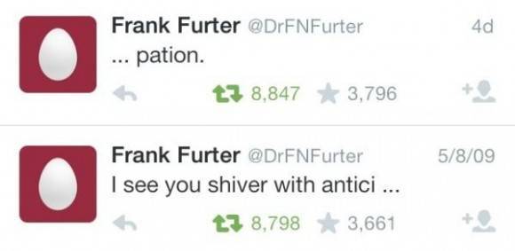 This guy waited four years to finish his tweet