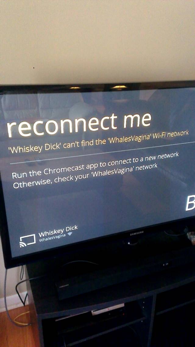 The very first thing my roommate sees on my TV in our new place..