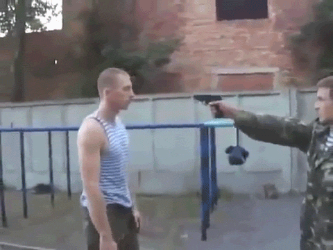 Russian self-defense demonstration