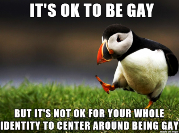 As a member of the LGBT community, I’ve gotten shunned more than a few times for this opinion