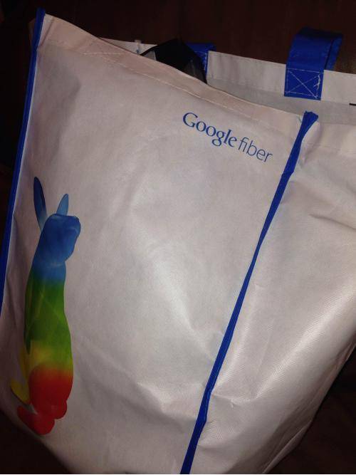 Here is the bag I’ll be returning my Comcast equipment in. Good riddance!