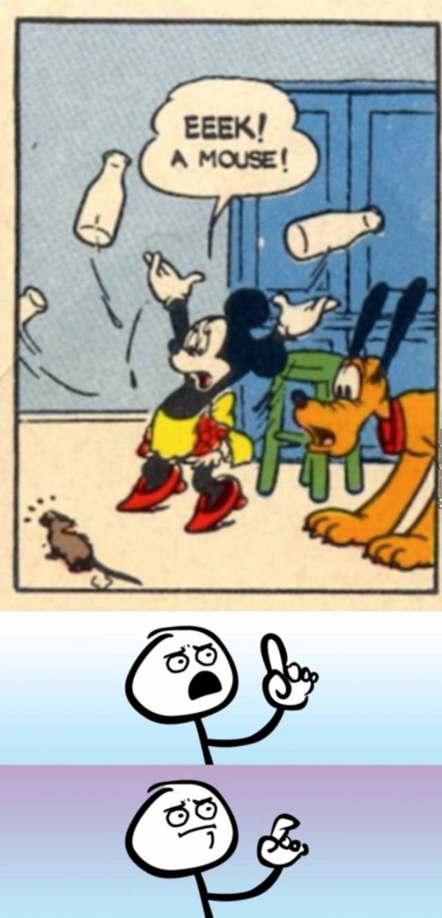But, but mickey. ...