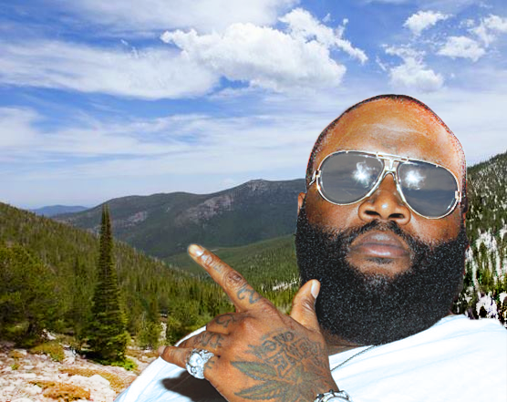 After a year of telling my friend he looks like Rick Ross, he finally sends me this picture