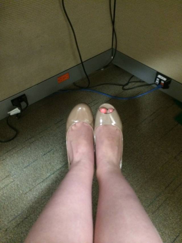 Realized something was wrong when I got to work...