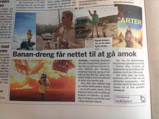 So... Carter has made his way to Denmark now.