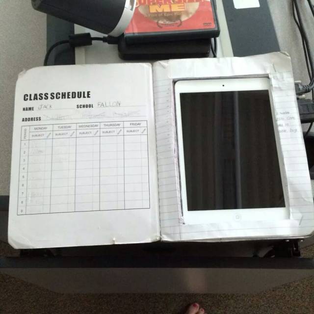 My friend is a middle school teacher. She caught a student with this today.