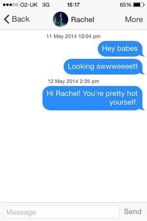 My friends tinder career has been a real hit so far. The most heat he's had is from a drunk message he sent some girl, and then saw it the next day and thought it was from her.
