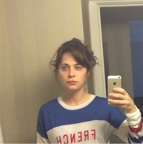 Zooey Deschanel without make-up