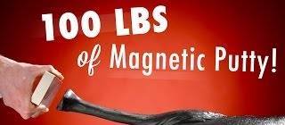 100 lbs (45 kg) of Magnetic Putty