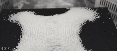 Controlling sand with sound waves