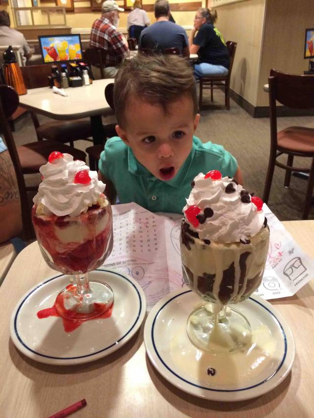 My nephew's reaction is priceless